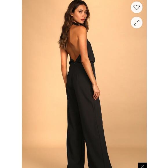 Lulus Moment for‎ Life Black Halter Jumpsuit XS - Picture 3 of 13